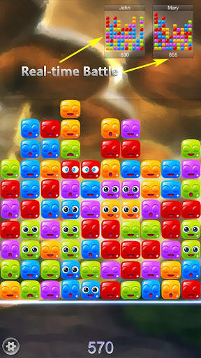 Crush the Jelly - WiFi Popping Battle screenshot 3