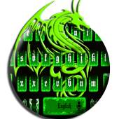 Green Flame Dragon Keyboard Theme 10001006