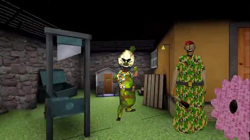 Commando Granny Army Mod:Horror Military Game 2020 screenshot 2