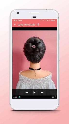 Long Hairstyle - Video Step By Step Offline screenshot 7