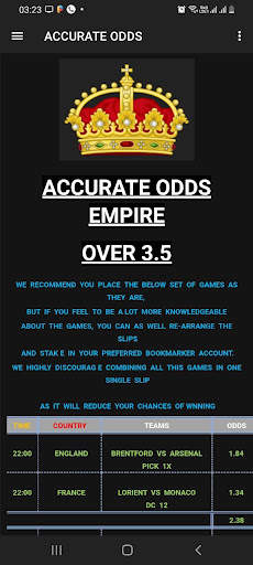 Surebet Prediction स्क्रीनशॉट 6