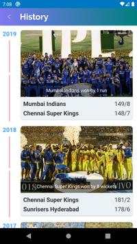 Dream11 IPL 13 Schedule,Teams,Score screenshot 7