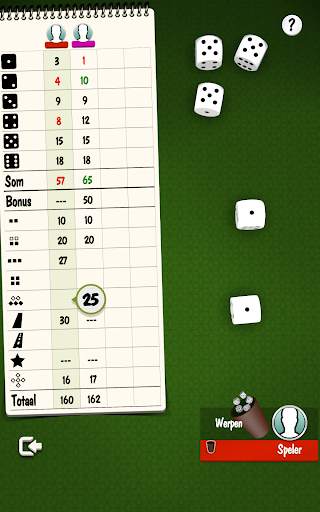 Yatzy Multiplayer - Dobbelspel screenshot 6