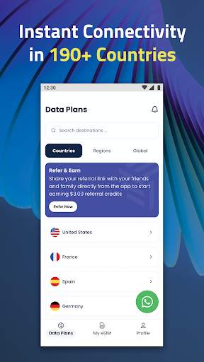 Monty eSIM: Travel Mobile Data screenshot 1