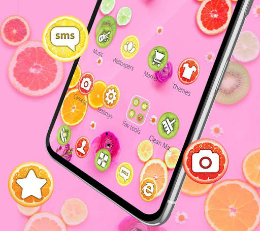 Mickey Fresh Fruits Theme screenshot 2