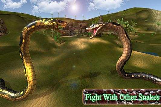 Real Angry Anaconda Snake Simulator 3D screenshot 1