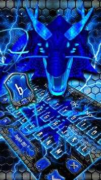 Ice Dragon Keyboard Theme screenshot 2