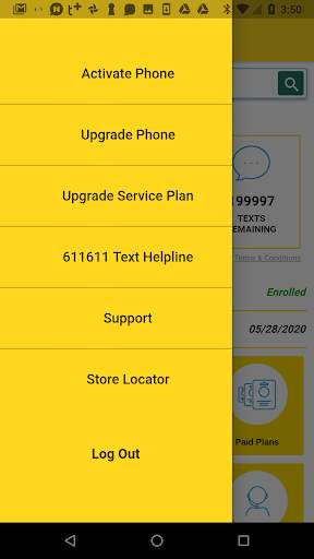 My SafeLink screenshot 2