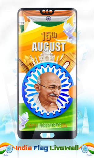 India Flag Wave HD Live Wallpaper screenshot 6