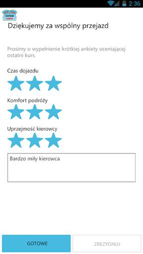 Tele Taxi Centrum Zabrze screenshot 5