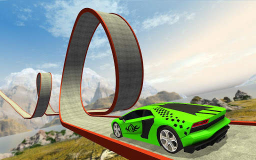 Impossible Car Stunt Game 2021 - Racing Car Games screenshot 1