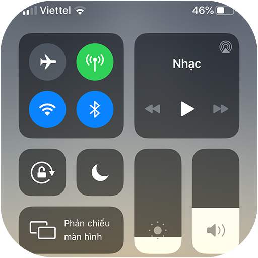 Control Center i-OS13 3.1