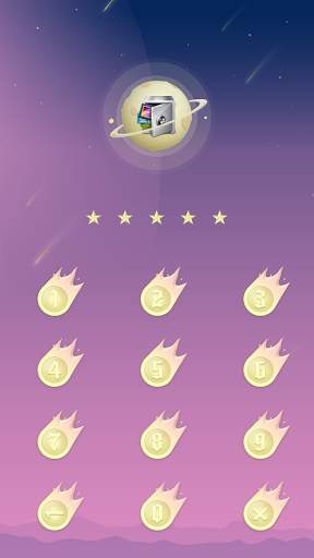 AppLock Live Theme Shooting Star screenshot 2