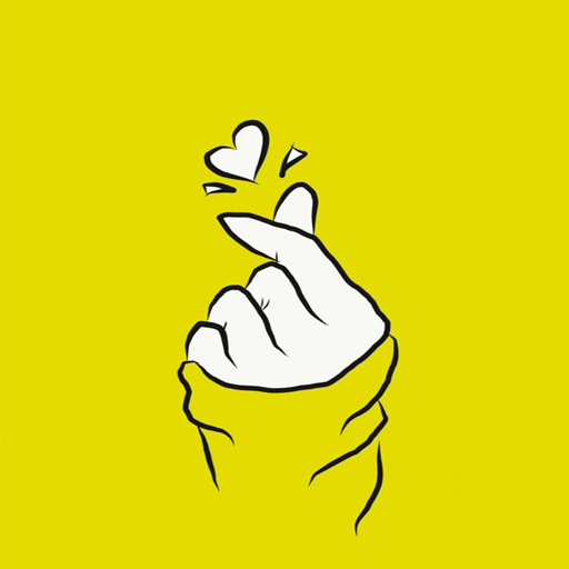Finger Heart Wallpaper 4K icon