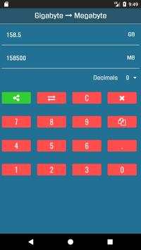 GB to MB Converter screenshot 5