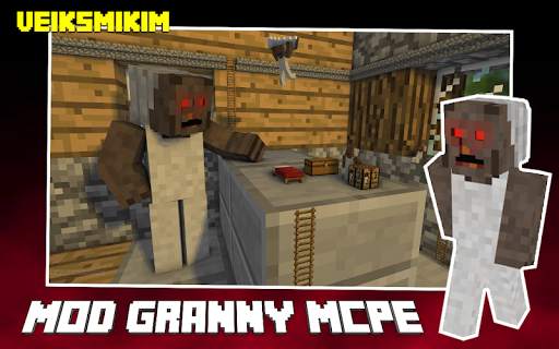 Mod Hello Granny - Idle Mod Minecraft 2021🎃 screenshot 4