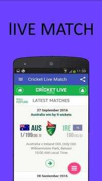 Cricket lIVE Match New screenshot 3