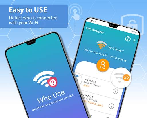 Detect WiFi Users - Wi-Fi Spy and Analyzer screenshot 1