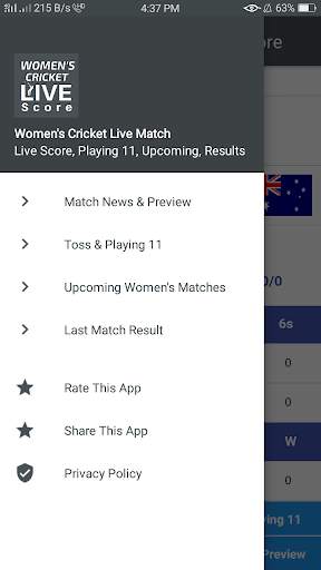 Women's Cricket Live Score App screenshot 4
