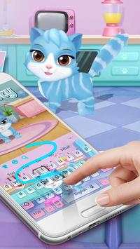 Animated Cute Kitty Keyboard screenshot 3