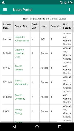 Noun Student Portal screenshot 2