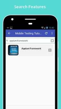 Tutorials for Mobile Testing Offline screenshot 3
