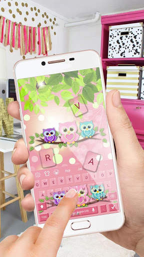 Cute owl keyboard screenshot 2
