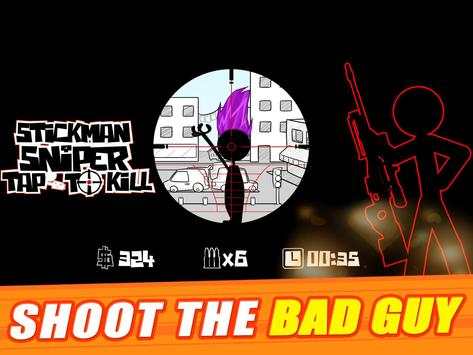 Stickman sniper : Tap to kill screenshot 7