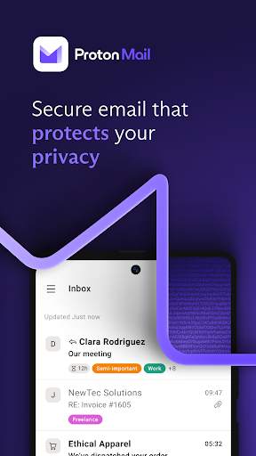 Proton Mail: Encrypted Email screenshot 1