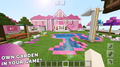 Pink mansion for minecraft screenshot 2