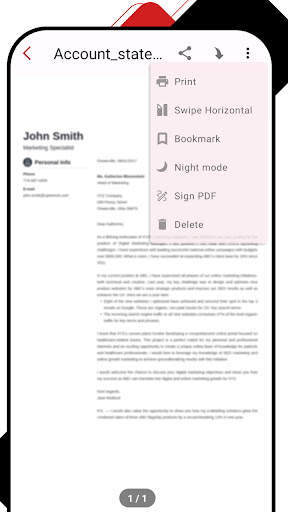 PDF Reader: Edit, Scan, Sign screenshot 1