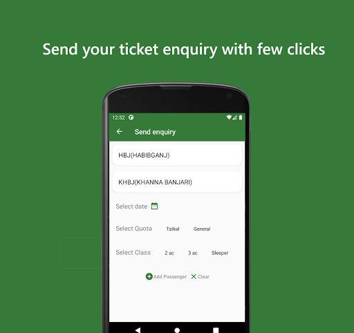 Tatkal Assistant - IRCTC Tatkal Ticket Assistant screenshot 2
