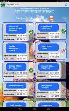 Pet Travel Checklist App screenshot 2
