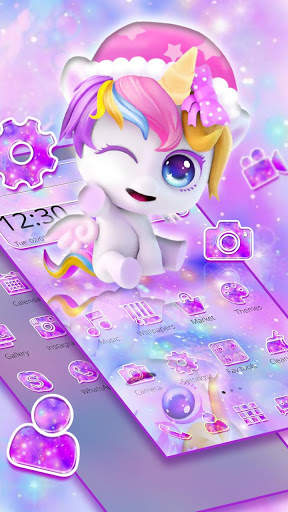 Cute Unicorn Theme screenshot 1