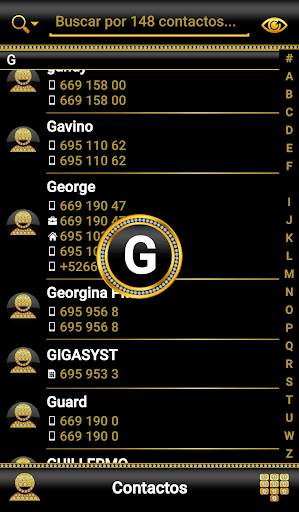 PP THEME PIXELPHONE GOLD DIAMONDS screenshot 2
