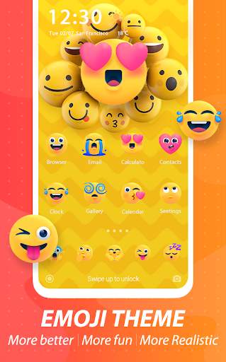 Cute Funny Emoji Themes screenshot 2