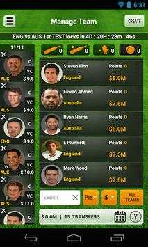 Play Fantasy Cricket screenshot 13
