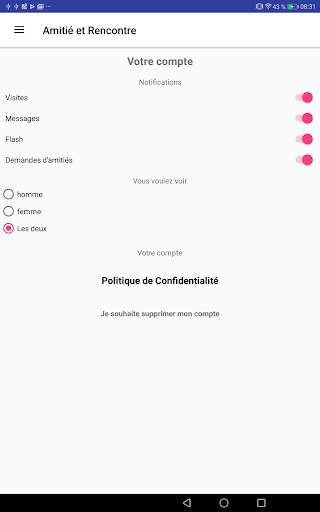 Rencontre Amitié : tchat entre célibataire gratuit screenshot 10