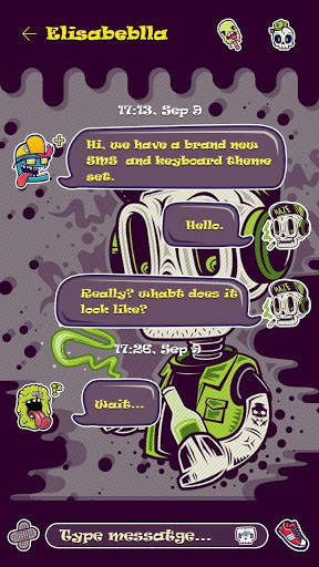 GO SMS GRAFFITI THEME screenshot 3