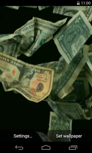 Dollars Video Live Wallpaper screenshot 1