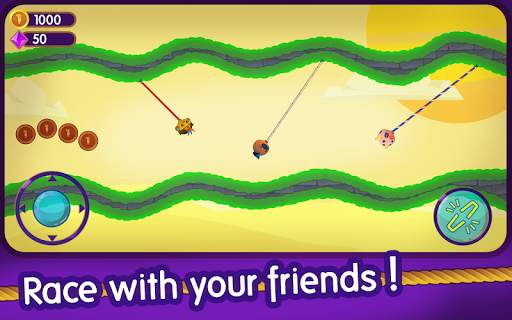 Rope Clash: Multiplayer Rope Swing Racing screenshot 1