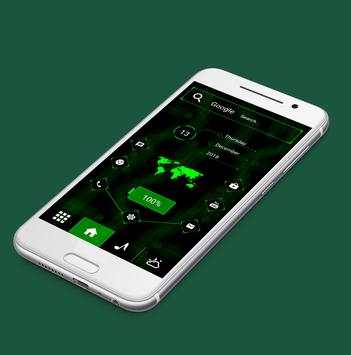 Hitech Modern Launcher - futuristic launcher screenshot 2