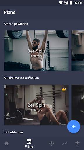 Trainingsplaner & Muskelaufbau screenshot 1