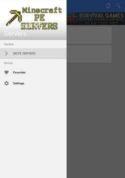 Servers for Minecraft PE screenshot 1
