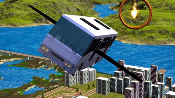 Flying World Bus Hill Drive screenshot 5