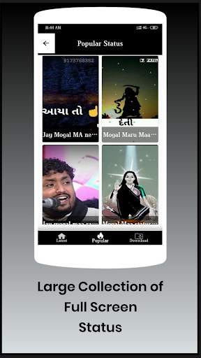 Mogal maa video status- Full screen video status screenshot 3