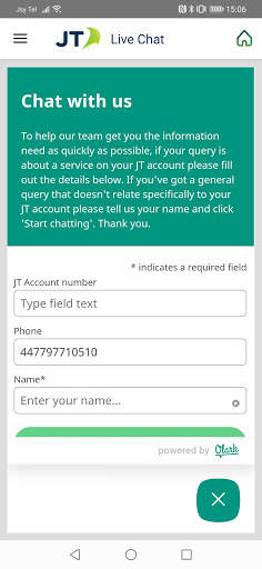 JT My Account screenshot 2