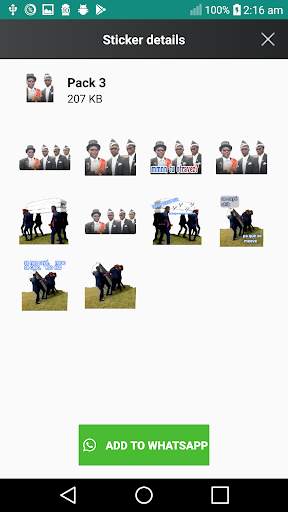 Coffin dance whats stickers screenshot 3