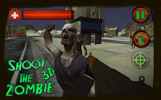 Shoot The Zombie: Dead City 3D screenshot 1