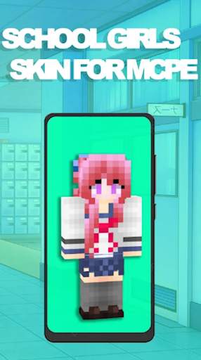 School Gril Skin For Minecraft screenshot 3